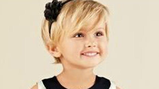 قصات شعر اطفال بنات