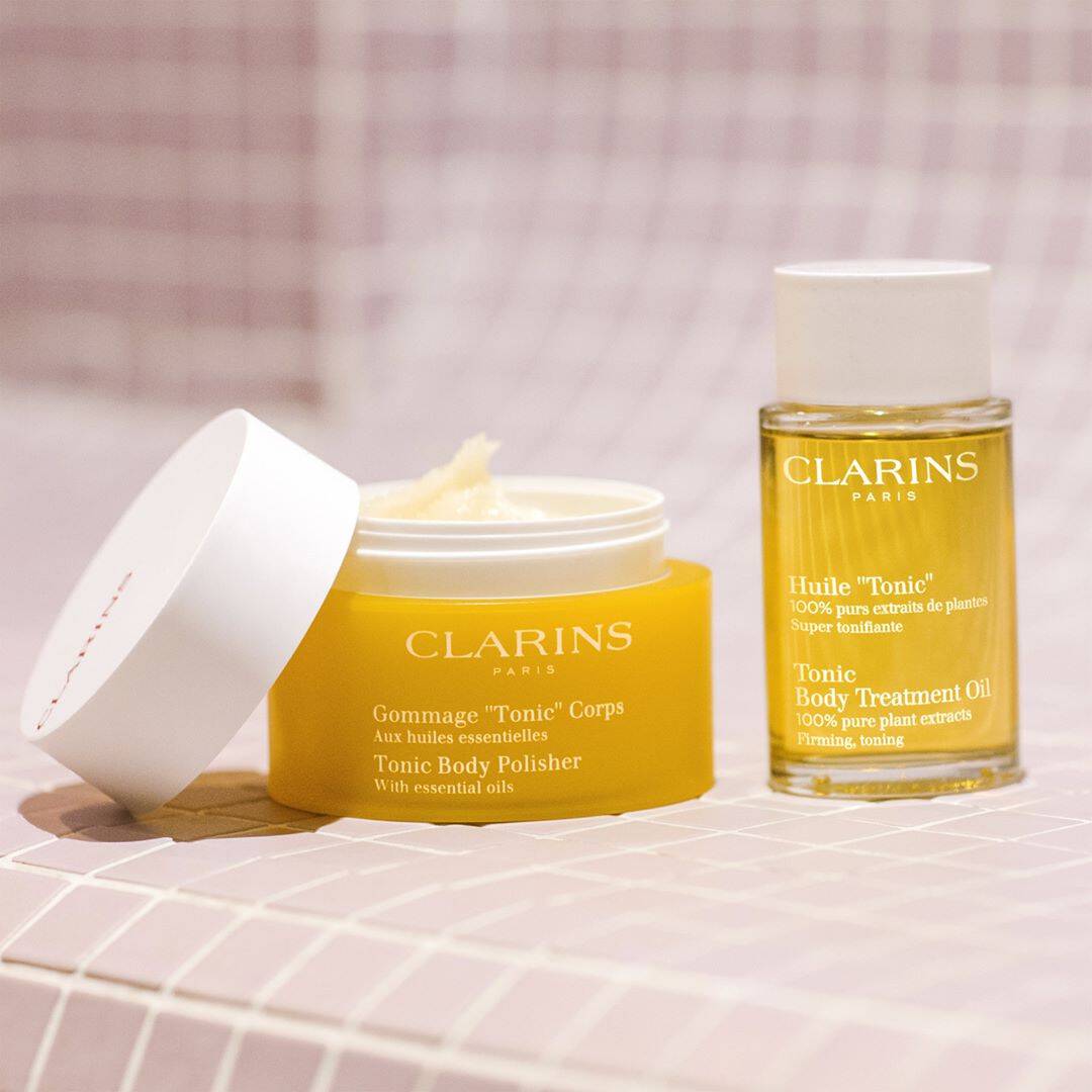 كريم clarins Tonic Body Treatment Oil