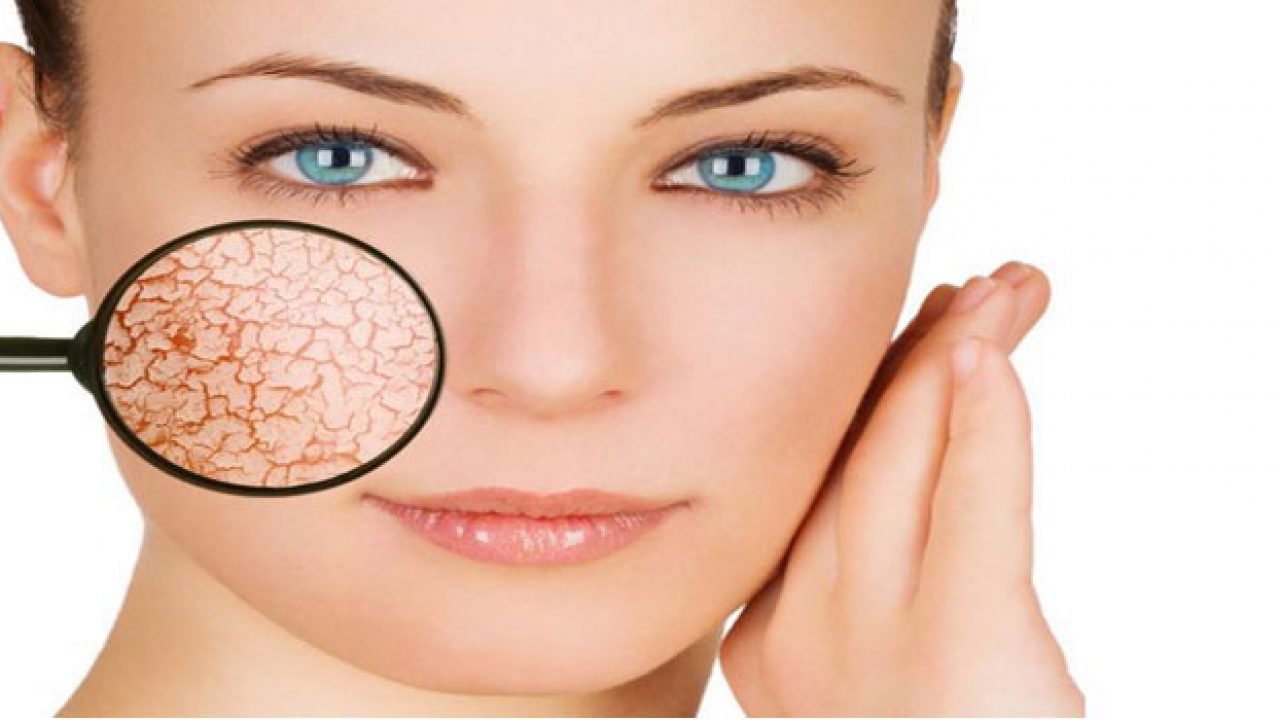 تقشير البشرة الجافة والحساسة