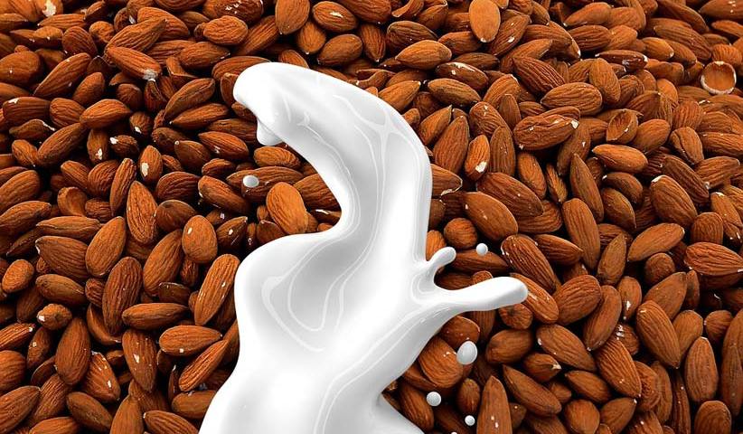 حليب لوز غير محلى